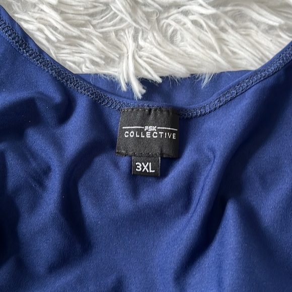 PSK Collective Medium Support Sports Bra Blue Combo size 3XL - Picture 9 of 11